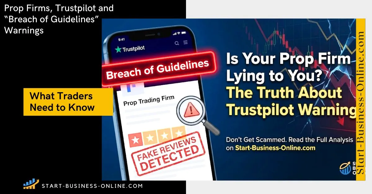 Prop Firms, Trustpilot and “Breach of Guidelines” Warnings