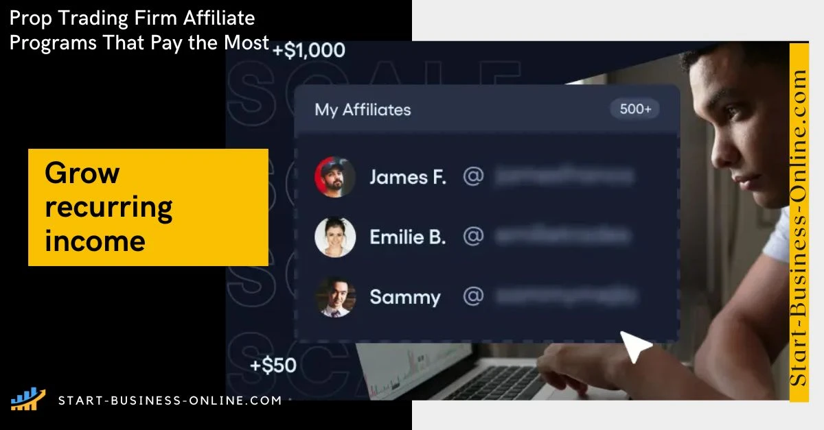 Prop Trading Firm Affiliate Programs That Pay the Most