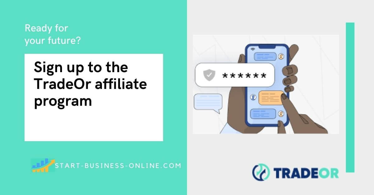 tradeor affiliate sign-up process