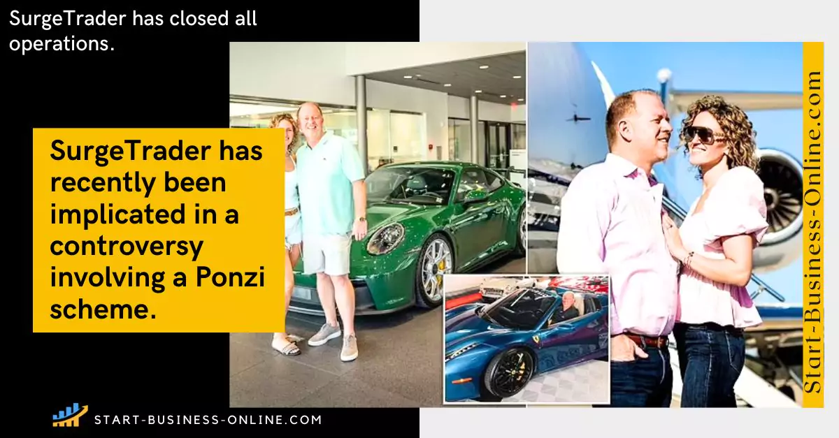 SurgeTrader has recently been implicated in a controversy involving a Ponzi scheme SurgeTrader has recently been implicated in a controversy involving a Ponzi scheme
